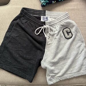 Chubbies Gray and Black Lounge Shorts